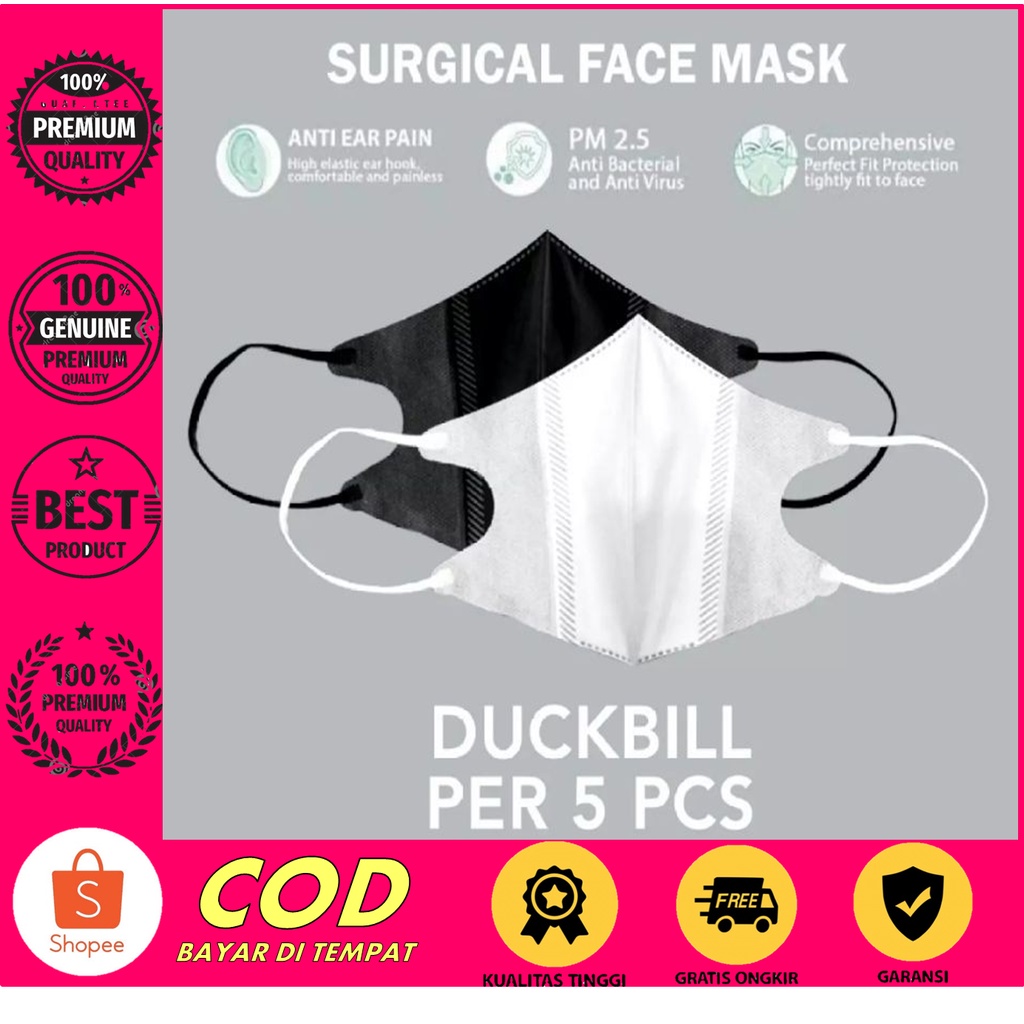MASKER DUCKBILL ALKINDO MOUSON ISI 50 PCS / MASKER DUCKBILL IMPORT TERBARU ISI 50PCS PER BOX / MASKE