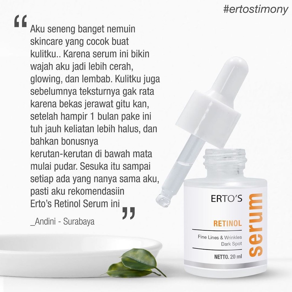 [ORI] SERUM RETINOL ANTI AGING MENGHILANGKAN FLEK HITAM DAN KUSAM Retinol Serum - KEMASAN BARU