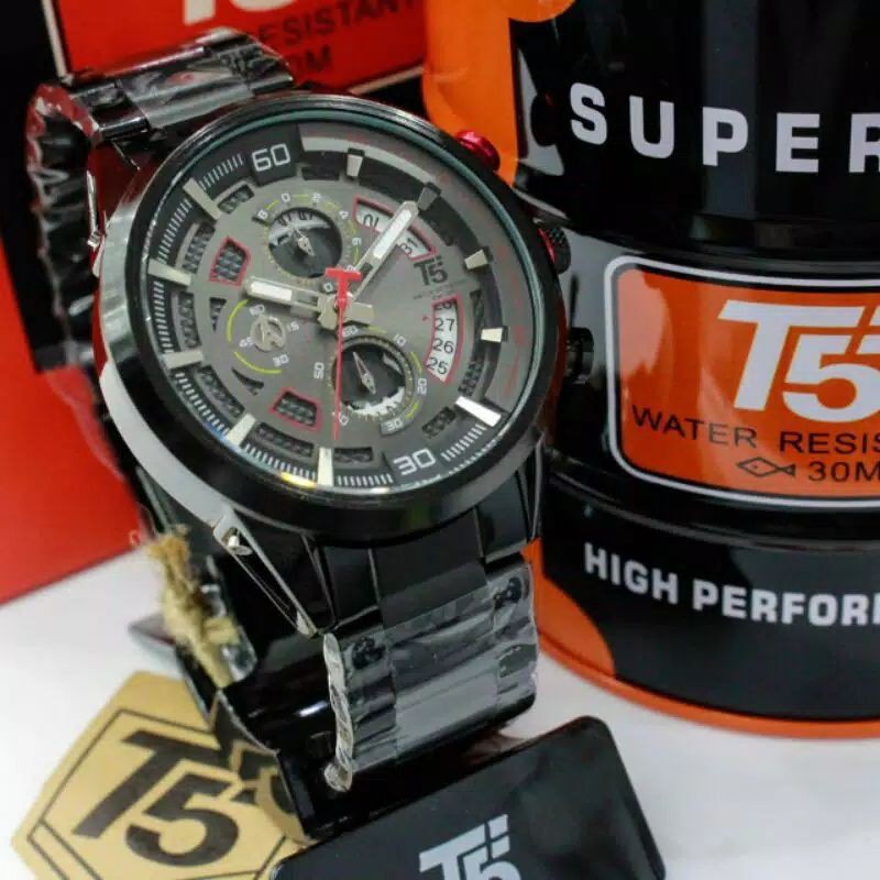 Jam T5 H 3733 original bergaransi free tin box