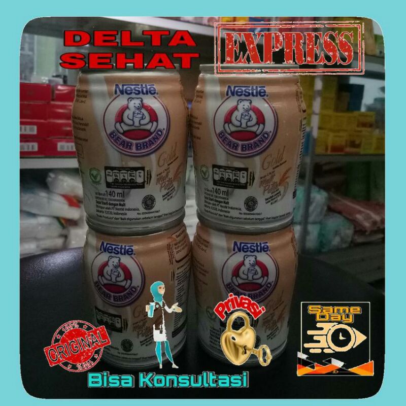 

Nestle Bear Brand Gold Malt Putih 140 ml