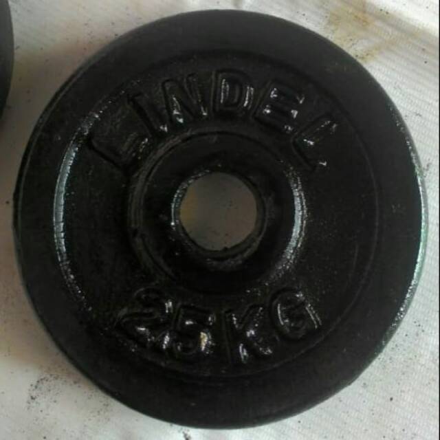 Plate Barbell Dumbell 2,5kg Sepasang Total 5kg BAHAN BESI