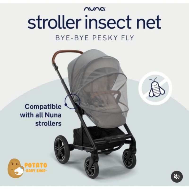 Nuna Stroller Insect Net - Kelambu Stroller (Hanya kelambu)