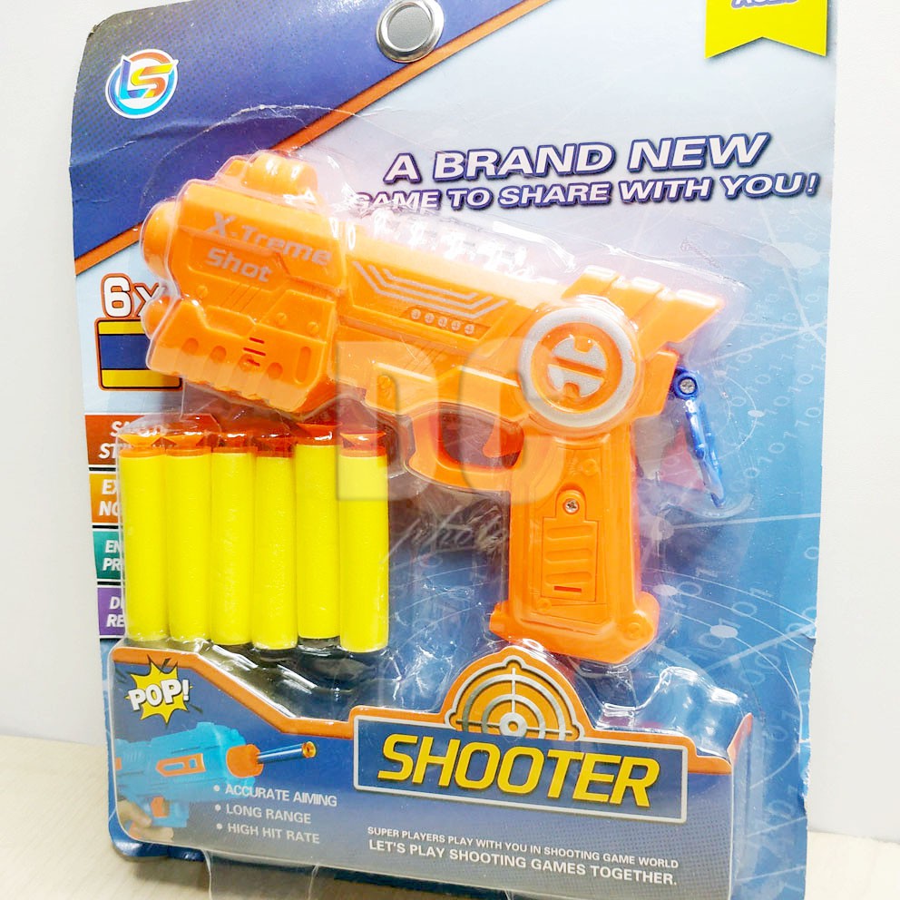 X-Trem Shooter Mainan Blaster Gun Nerf Dart Tembak Peluru Gabus