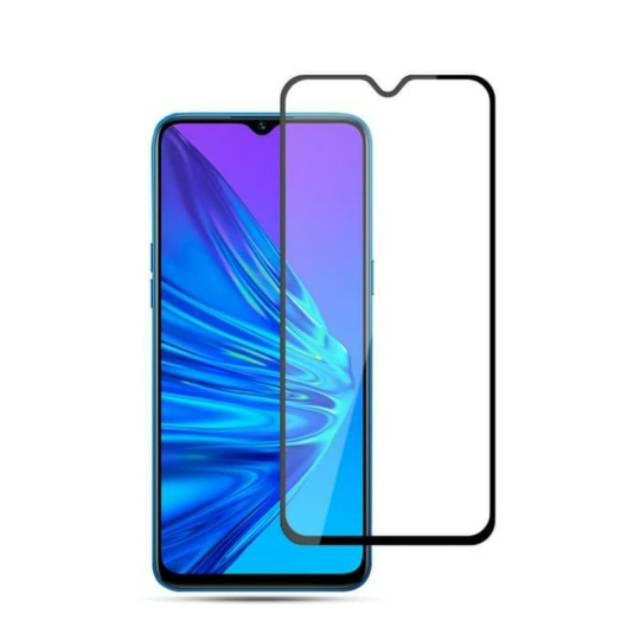 TEMPERED GLASS FULL LEM 9D REALME 5i REALME 5S NEW 2020