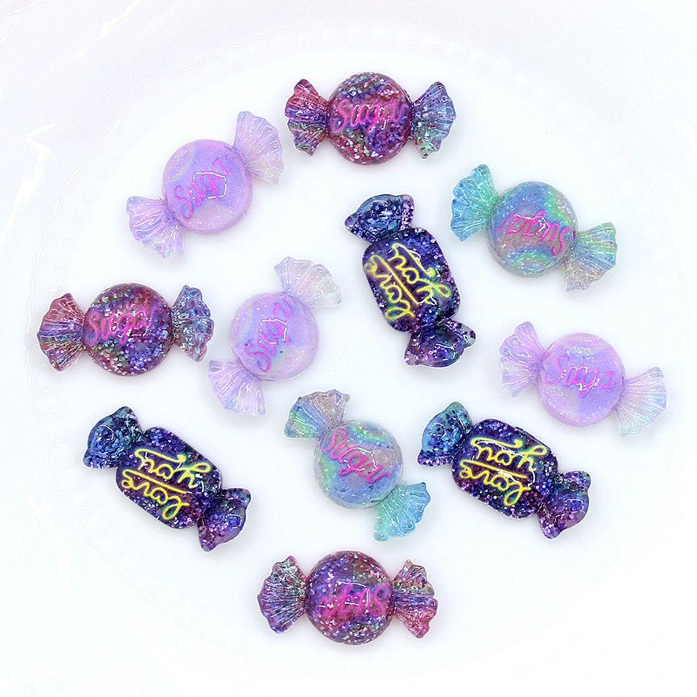 [Elegan] Candy Kerajinan Tangan Aksesoris DIY Cabochon Resin Baru