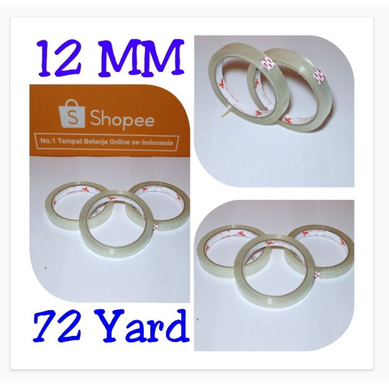 

Lakban Bening 12 mm 72 Yard