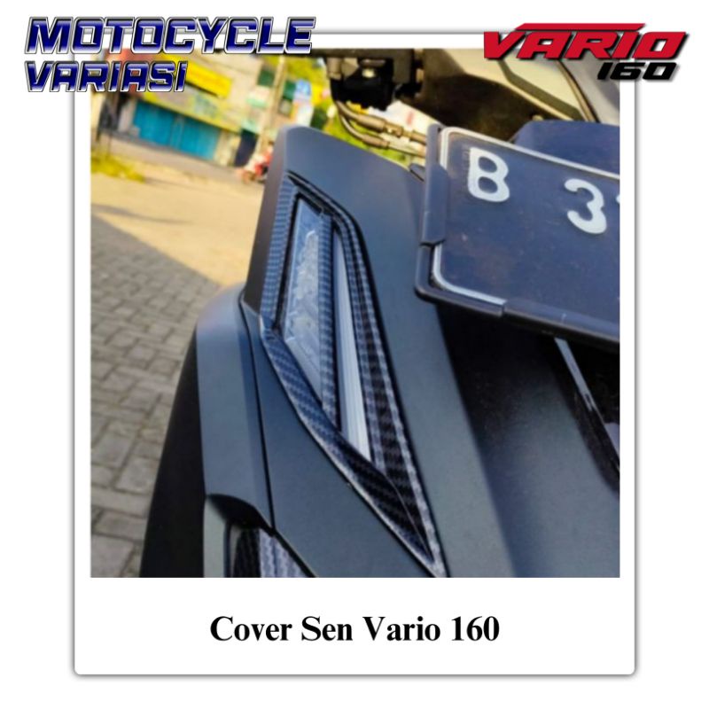 Cover Sen depan Vario 160 Carbon Nemo Cover Sein Carbon Vario 160 Click 160