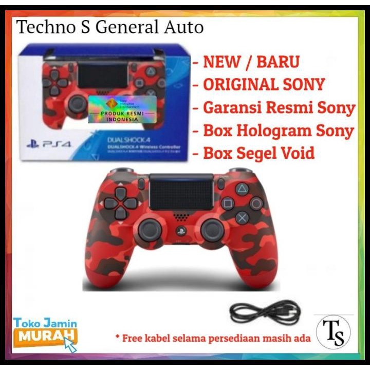 Stick Ps4 Original Mesin Garasi Resmi 1 Tahun - Stik Ps4 Gamepad Ps 4