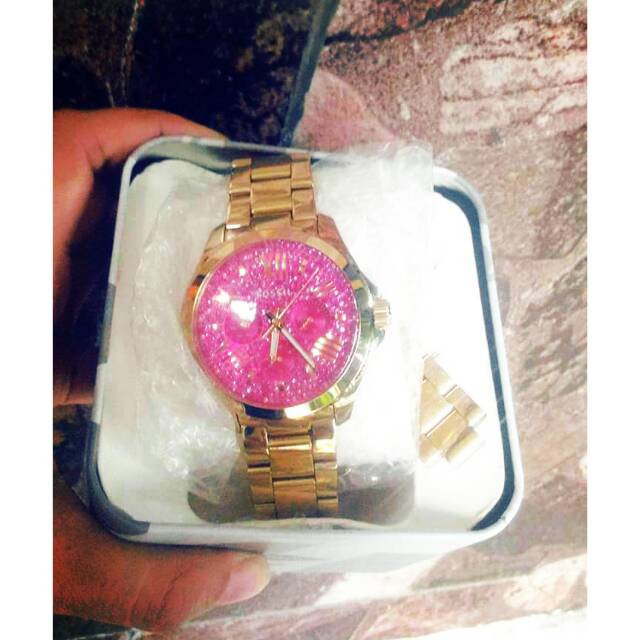 Fossil cecile pink blink