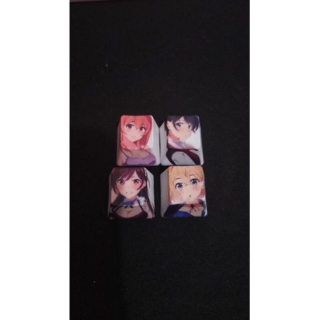 Keycaps Custom anime Kanojo Okarishimaru PBT OEM Profile