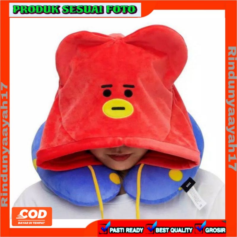 BANTAL LEHER TOPI BT21/TRAVEL PILOW