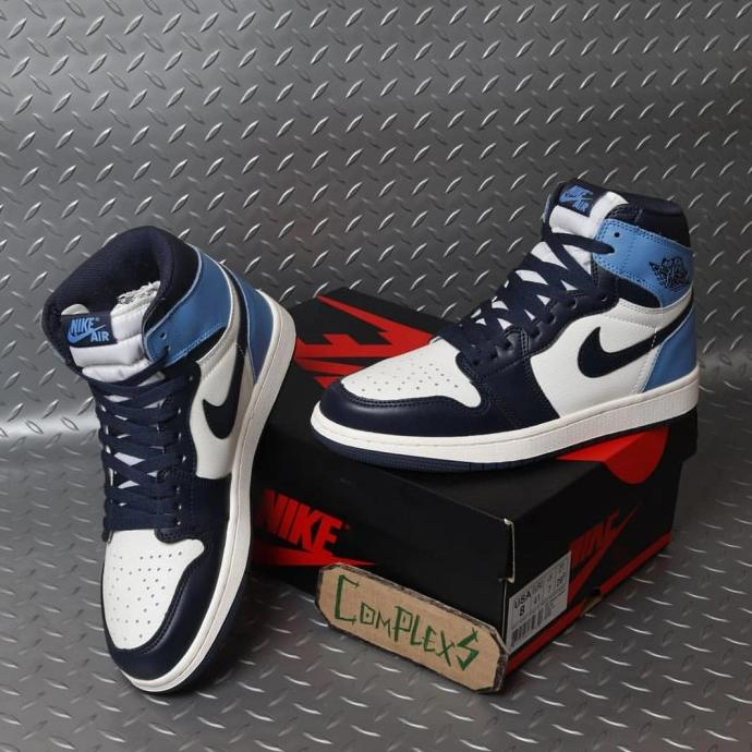 jordan one obsidian unc