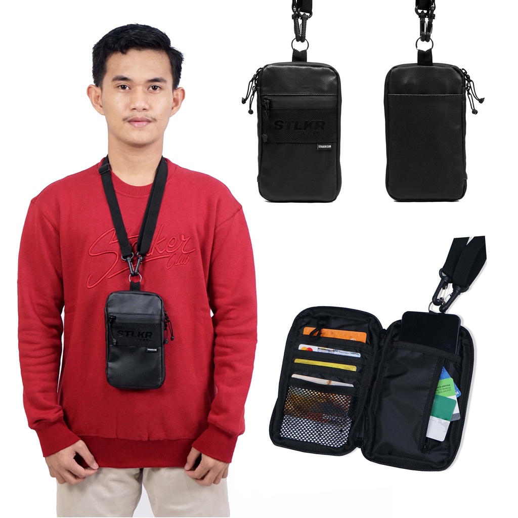 Stalker Hanging Wallet Art 01 Black