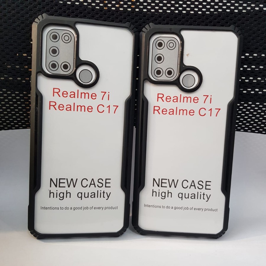 CASE FUSION ARMOR SHOCKPROOF REALME 7i REALME C17 SOFTCASE - FA