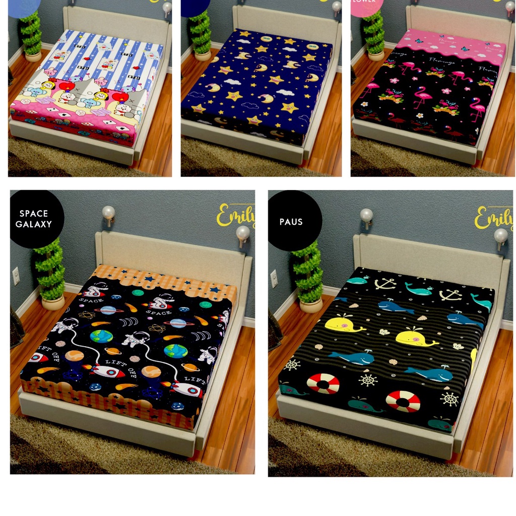 Sprei Waterproof Motif Aesthetic Waterproof Premium Quality New Anti Noda