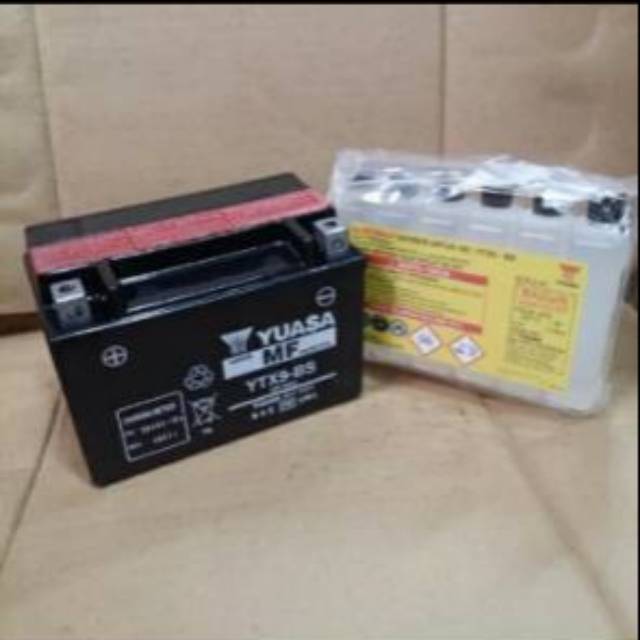 Aki motor Ninja 250 YTX9 BS yuasa