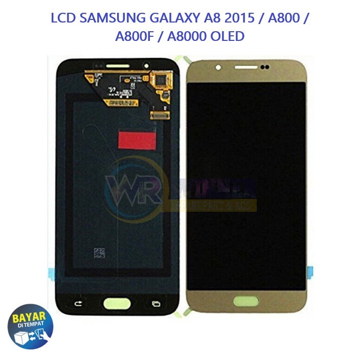 LCD SAMSUNG GALAXY A8 2015 / A800 / A800F / A8000 OLED FULLSET + TOUCHSCREEN | WINNER SPAREPART