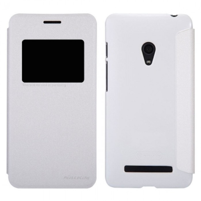 Nillkin Sparkle Window Flip Case Cover Asus Zenfone 5 (2014) White