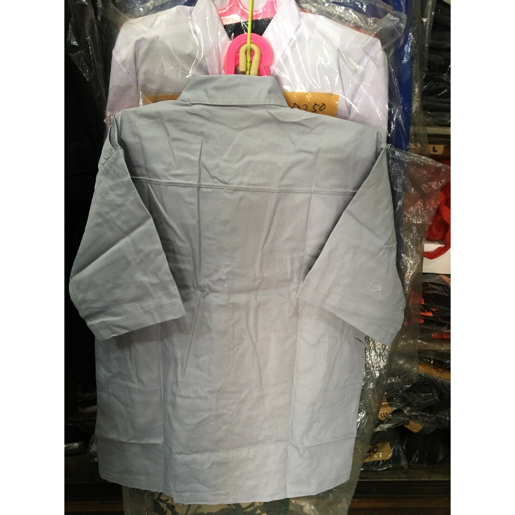 Kemeja PDH Abu Dishub Polos - Kemeja Dishub Pendek - Kemeja Perhubungan Pendek Polos