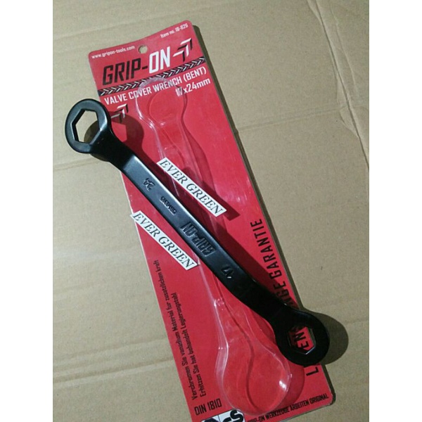 Kunci Tutup Klep 17 - 24 Valve Cover Wrench Kunci Ring 17 - 24 Kunci Rodai Motor Kunci Tutup Oli-Grip-On TEKUK