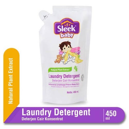 Sleek Detergent Laundry Bayi Refill - REFILL Sabun Pakaian Bayi - Detergent Baby