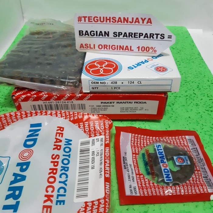 Gir Set / Gear Set Honda Verza 150 Asli Original INDOPARTS