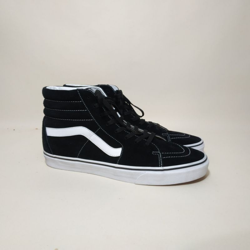 SEPATU VANS ORIGINAL VANS SK8 SUEDE BLACK WHITE VANS BIG SIZE SEPATU VANS MURAH VANS UKURAN 47