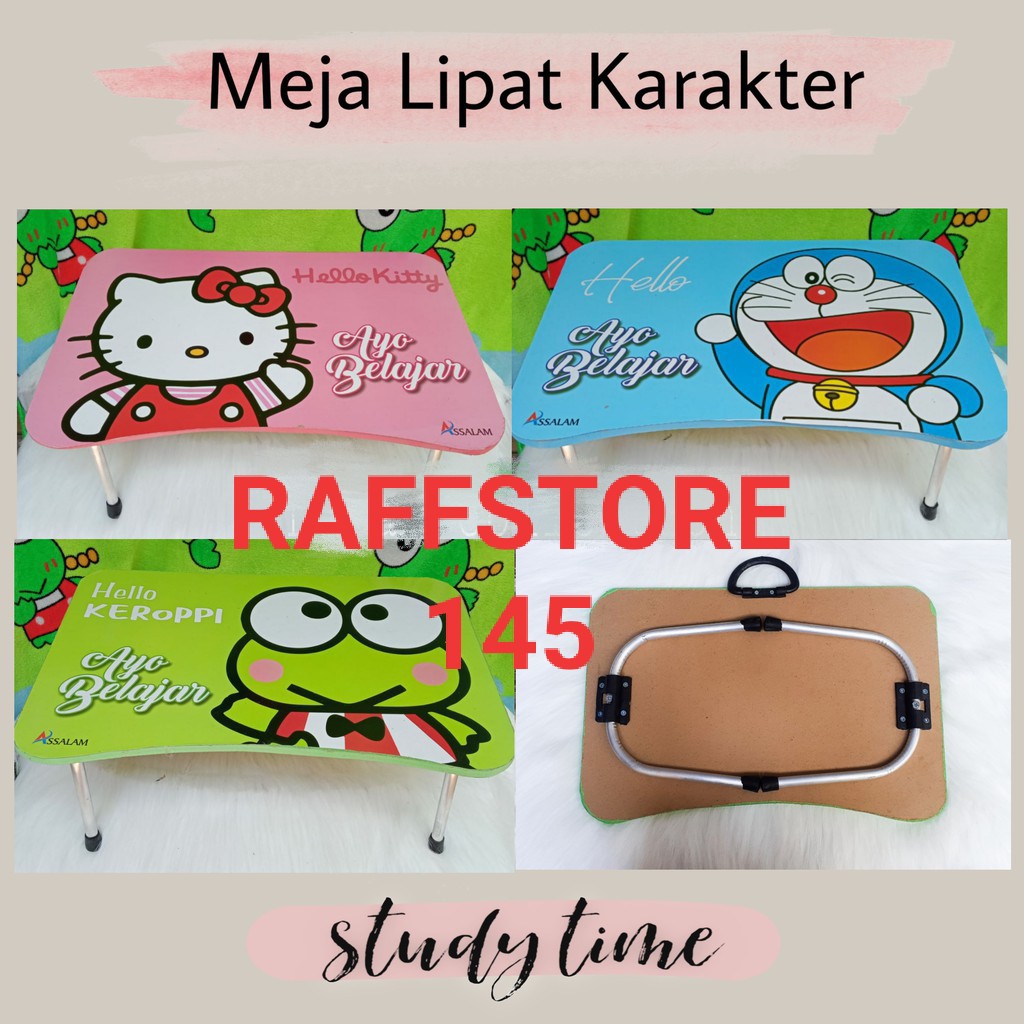 [HARGA MURAH]GRATISS...BUBLE WARP MEJA BELAJAR LIPAT ANAK KARAKTER LUCU