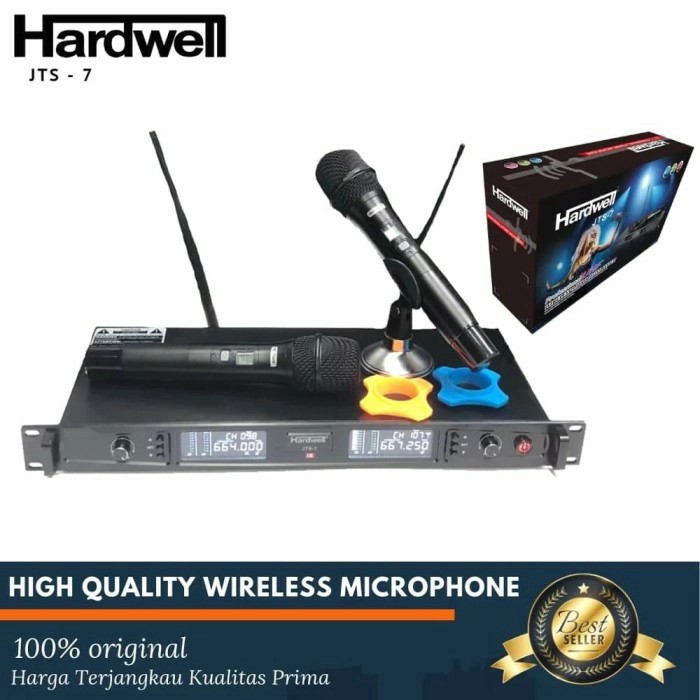 Mic Wireless Hardwell Jts 7 Hardwell JTS 7 Hardwell Jts7 Original