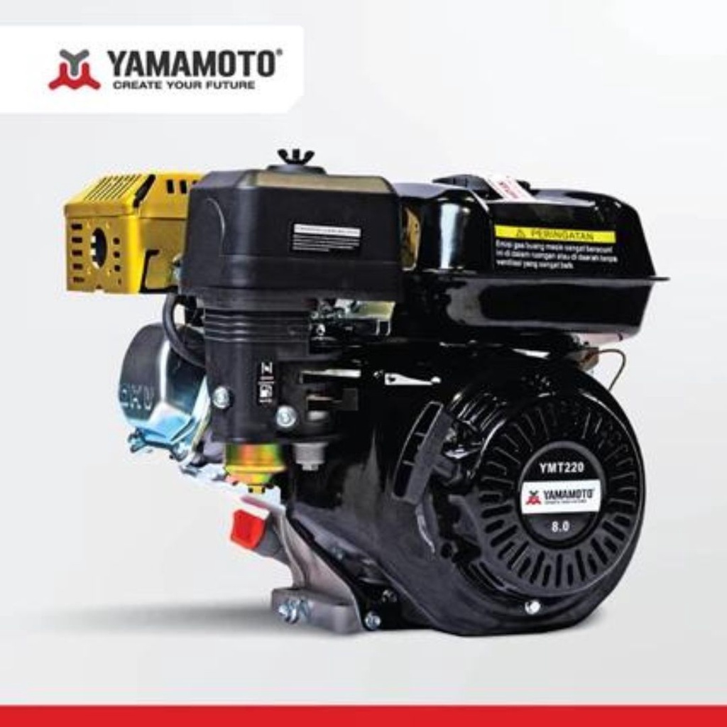 Yamamoto - Mesin Penggerak Bensin 8HP GX 200-B Putaran Lambat Engine 8PK
