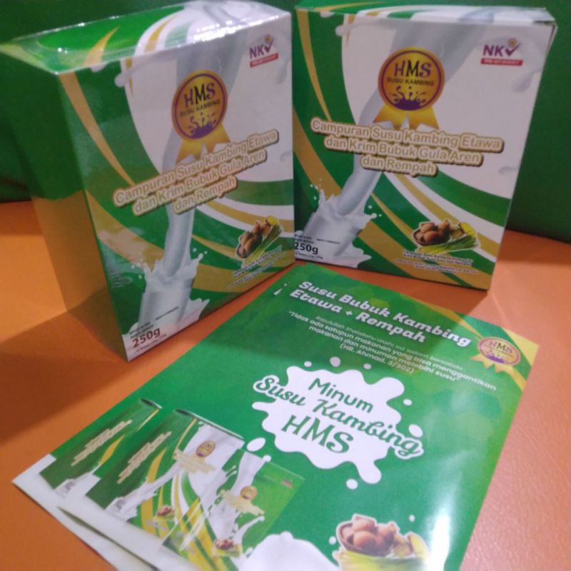 Susu Bubuk Kambing Etawa HMS plus REMPAH & gula Aren minuman sehat imun minuman herbal nutrisi
