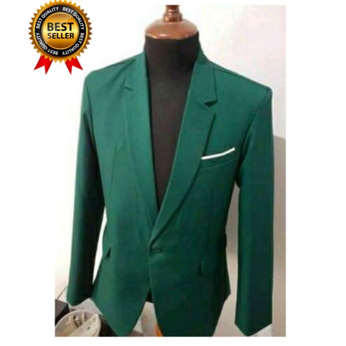 Jas blazer pria hijau / Jas pria warna hijau