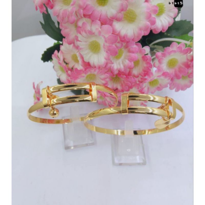 GELANG DEWASA FLEKSIBEL LAPIS EMAS