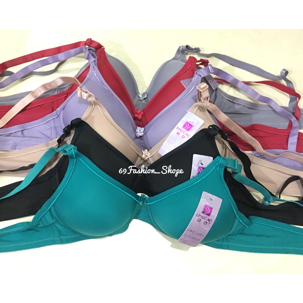 1Pcs BH GADIS NON KAWAT LINGCAO A5 TERMURAH GROSIR BRA IMPORT ORI CUP A PREMIUM BEST SELLER