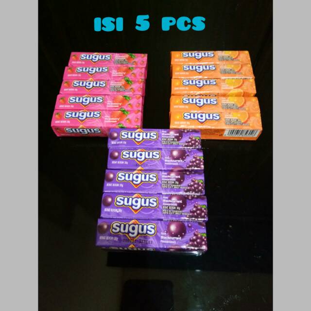 

Sugus stick (isi 5) isi boleh mix ed 08.2025