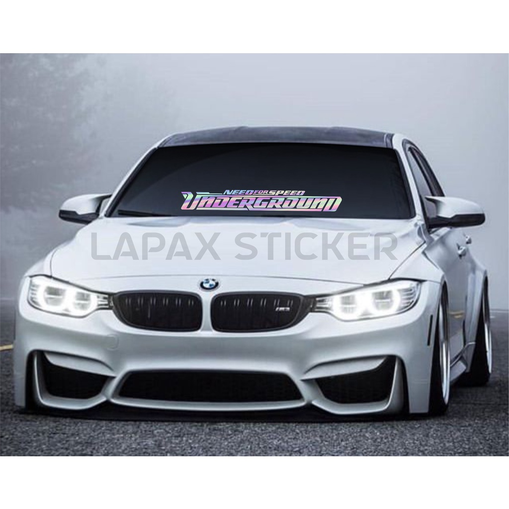 stiker kaca mobil NEEDFORSPEED UNDERGROUND cutting sticker kaca mobil