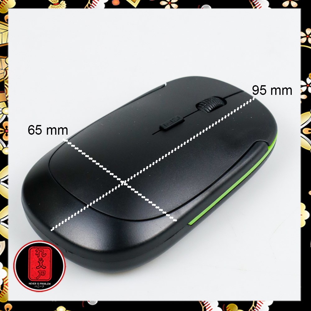 Wireless Optical Mouse 2.4G - Y810 - Black