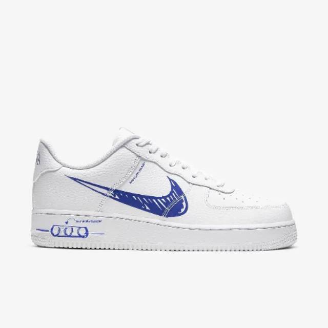 Nike Air Force 1 LV8 Utility "Sketch Pack" White/Royal BNIB
