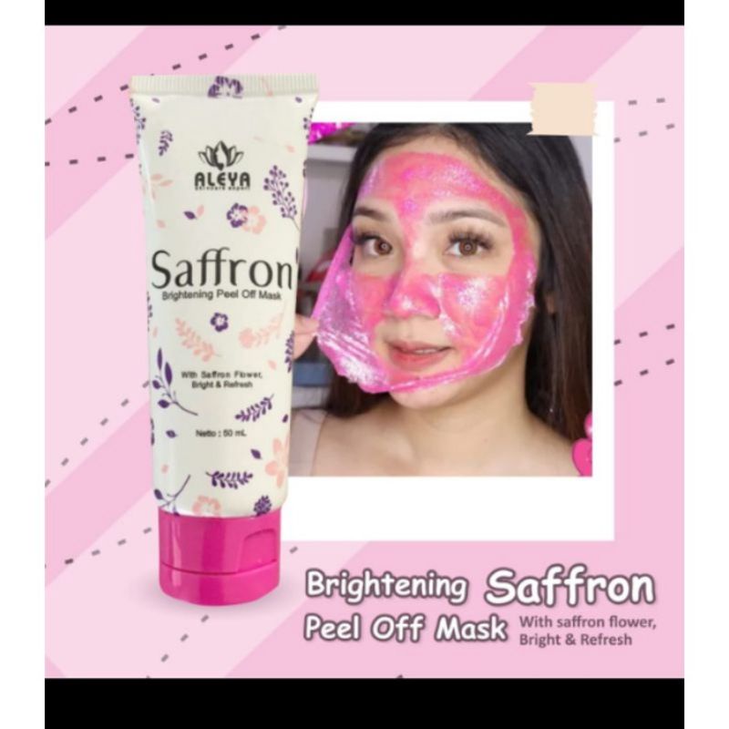 Masker saffron aleya Pell off