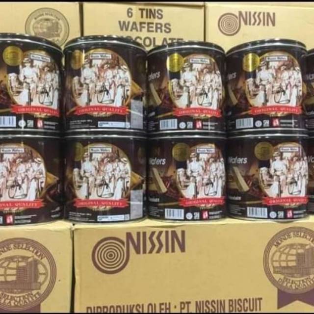 

Nissin wafer sepeda - 1 karton isi 6 harga 32000 ribu satunya - ecer satuan harga 45000