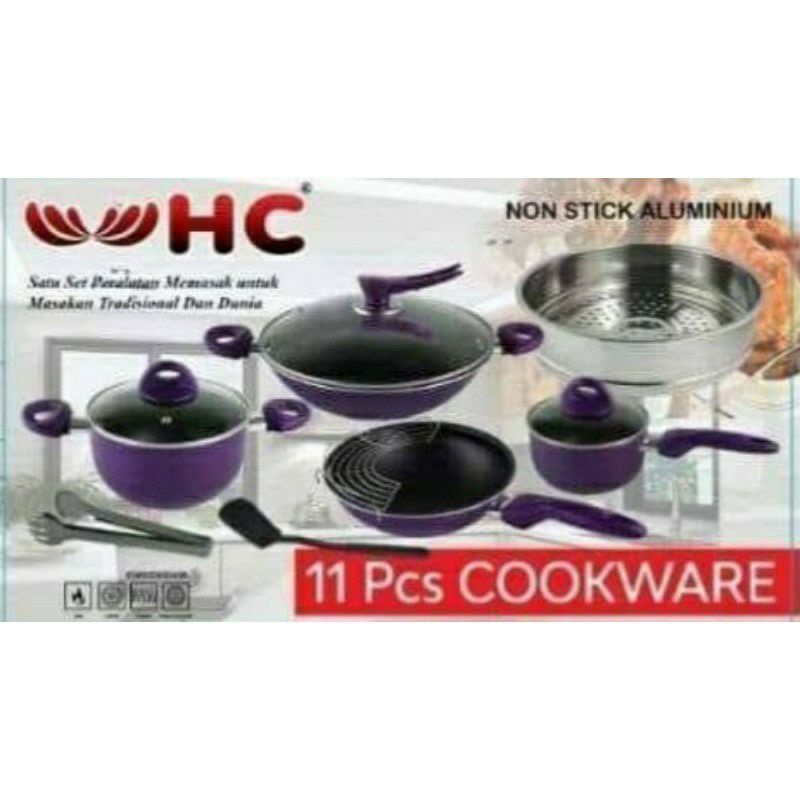 Panci , HC 11 PCS , Multifungsi, panci dutch oven, panci cookware