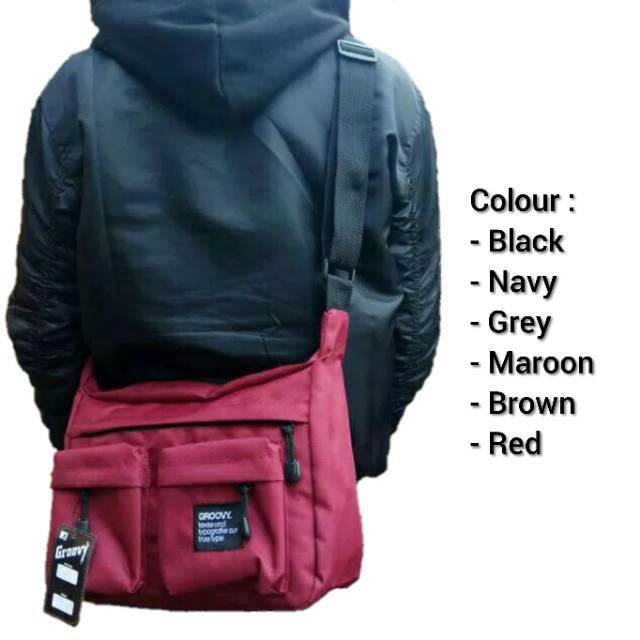 Slingbag Groovy SK2 / Tas Selempang Cowo / Waistbag / Slingbag