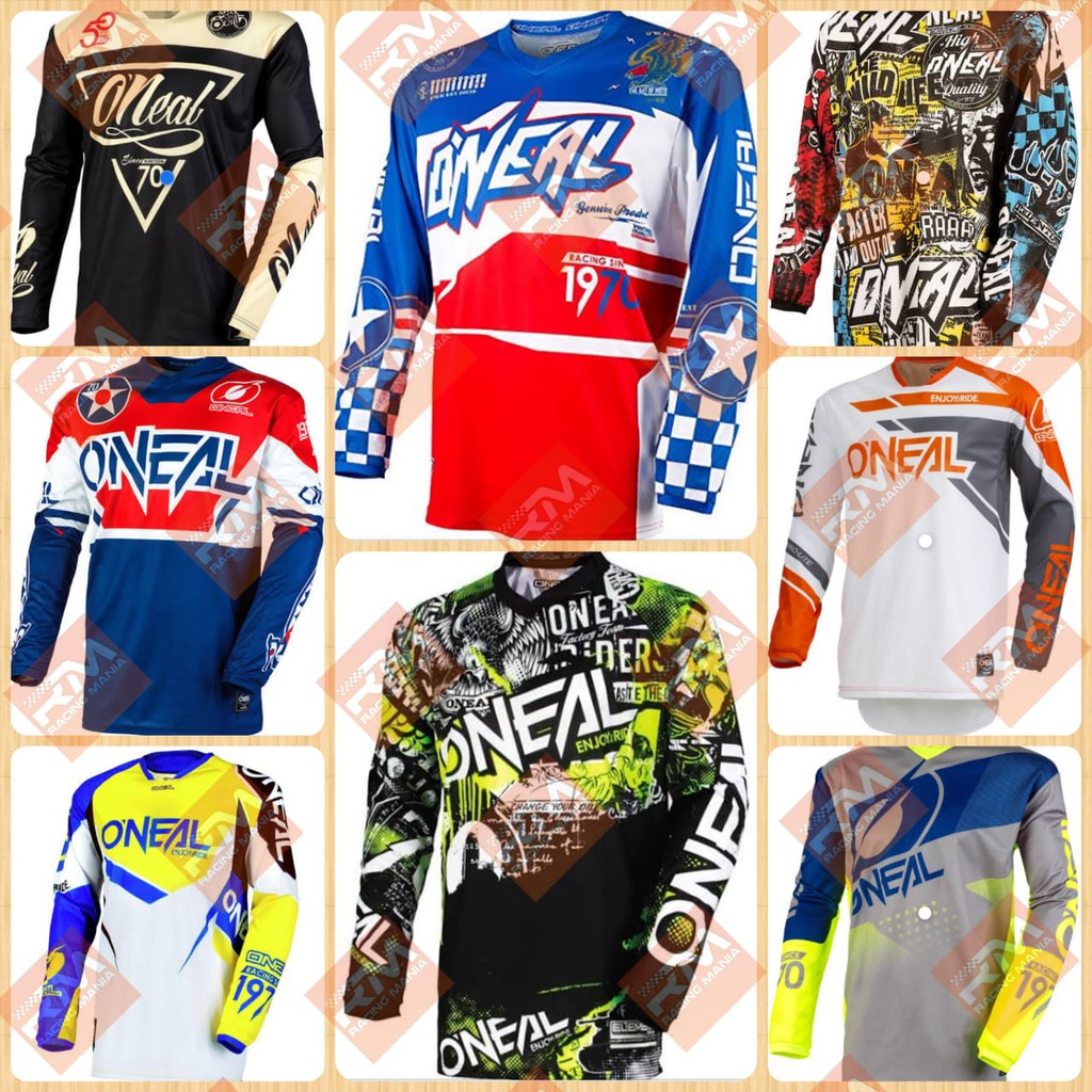 ONEAL Baju  Jersey  Balap  Racing Motor Trail Gaspoll Motor 