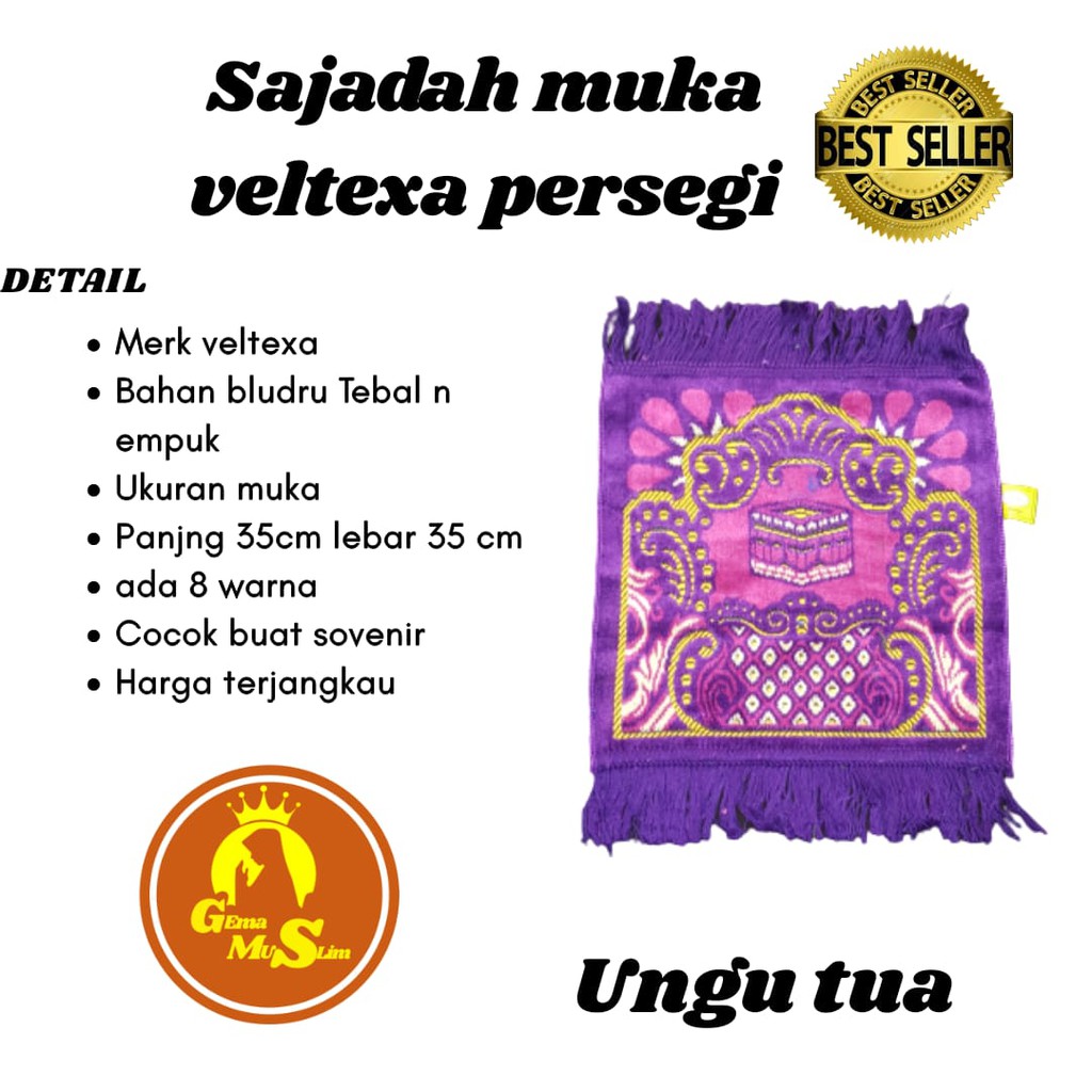 Sajadah kecil veltexa segi empat