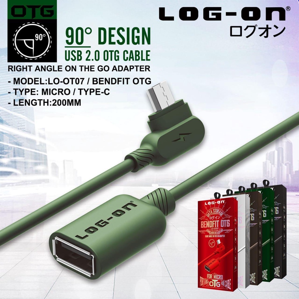 MINIGO OTG KABEL LOGON BENDFIT MICRO LO-OT07