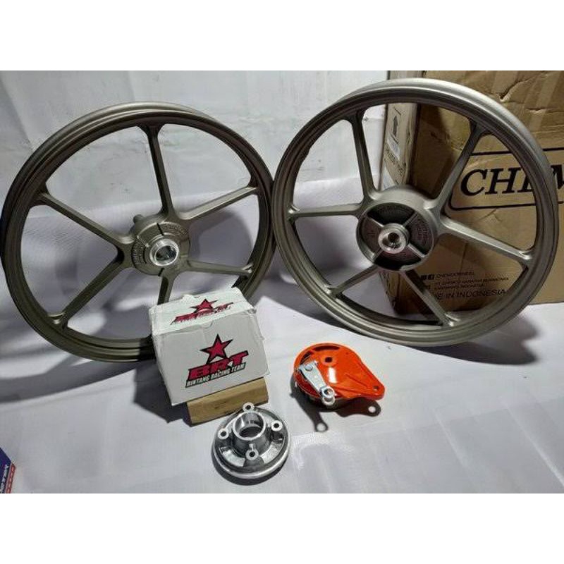 VELG RACING CHEMCO BRT 160 185 RING 17 JUPITER Z F1Zr WARNA SILVER PNP CB GL PRO MEGAPRO TIGER