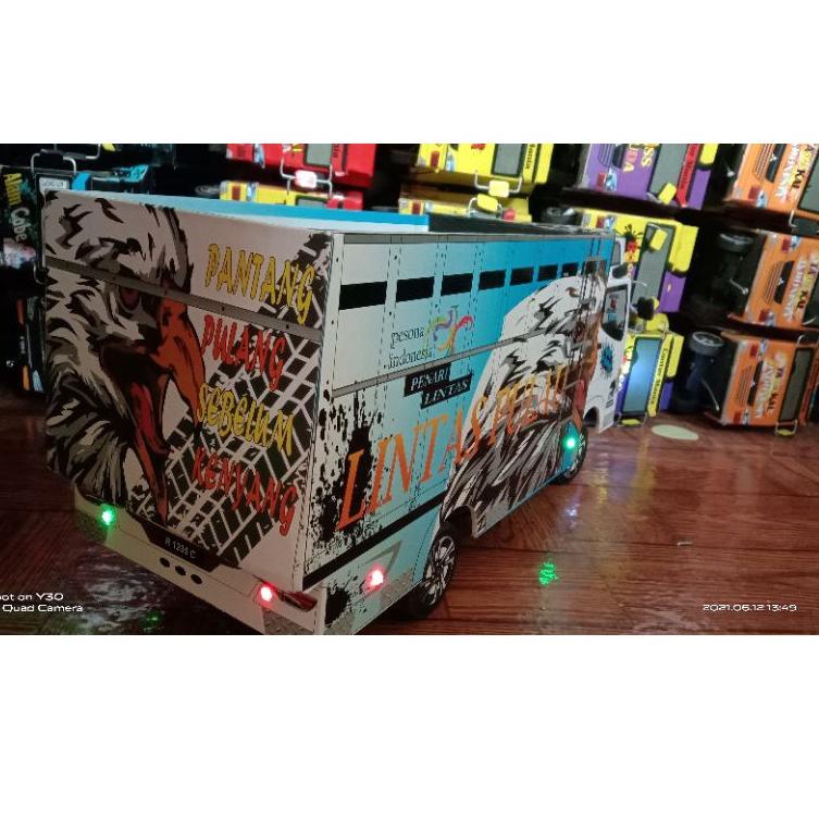 Terbaru.. Miniatur Truk Oleng Jumbo Truck Oleng Trek Canter Trek Lintas Pulau