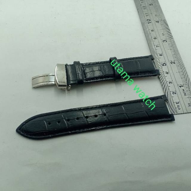 STRAP TALI JAM TANGAN GUESS COLEKSEN 22MM HITAM