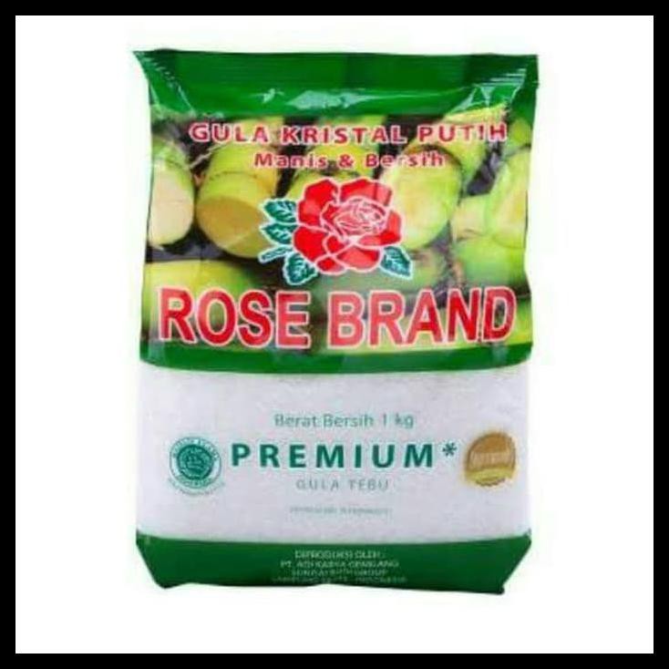 

Gula Pasir Rose Brand 1Kg / Gula Pasir Premium Kristal Rose Brand