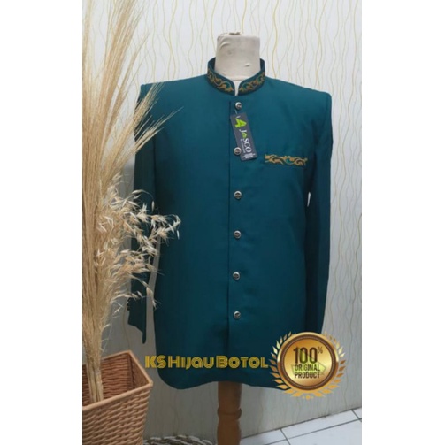 Jasko polos KS hijau botol by JascoTasik baju pria simple elegan mewah keren top warna 2021